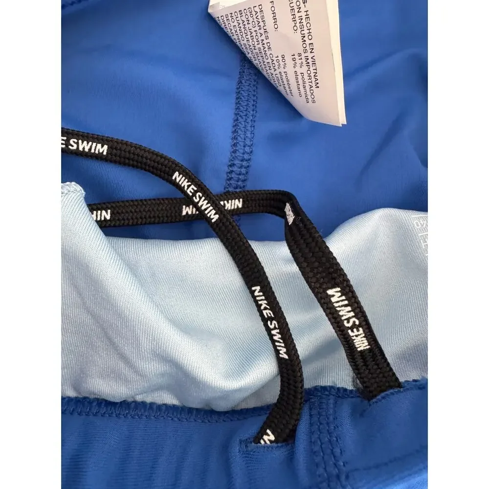 Nike Kids' Nylon Core Solid Jammer Swimwear Bottom Size 26 Blue NWT